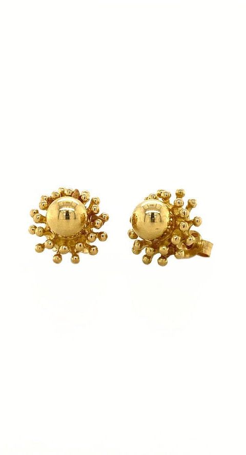 Vintage 14K Gold Stud Earrings